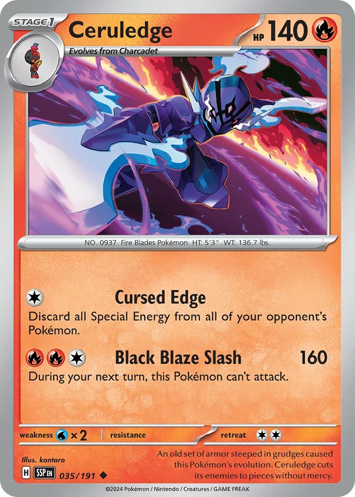 035/191 from Surging Sparks Card List Uncommon Pokemon Card