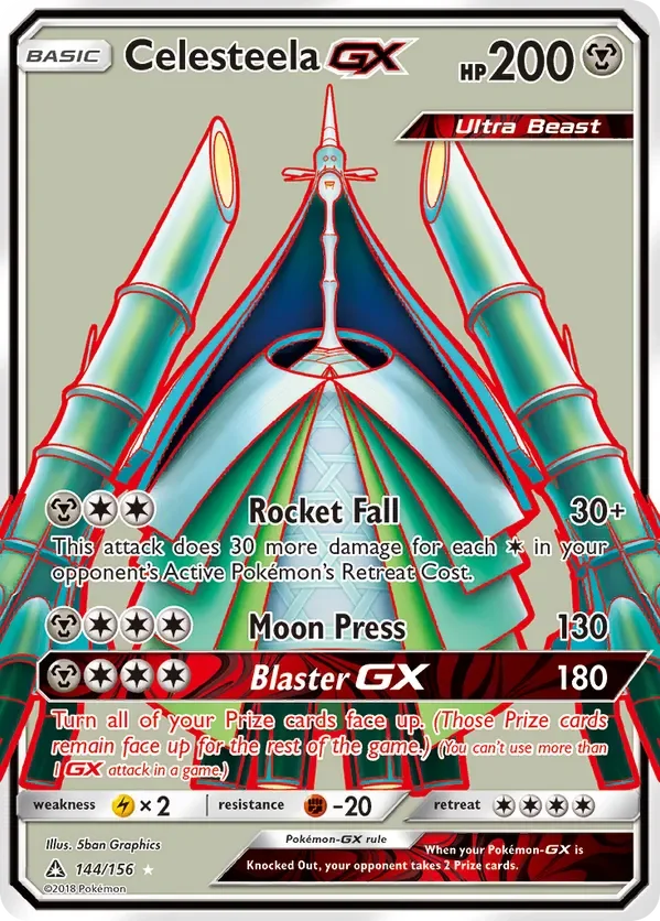144/156 from Ultra Prism Full Art Pokemon Card