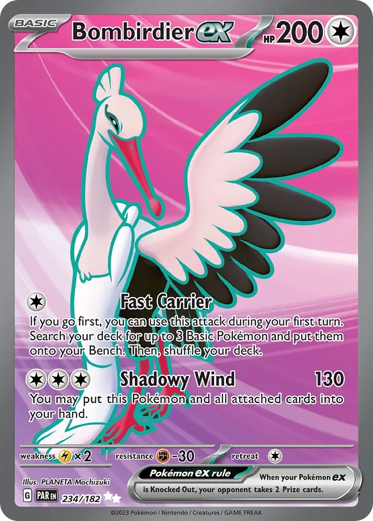 234/182 from Paradox Rift Ultra Rare Pokemon Card