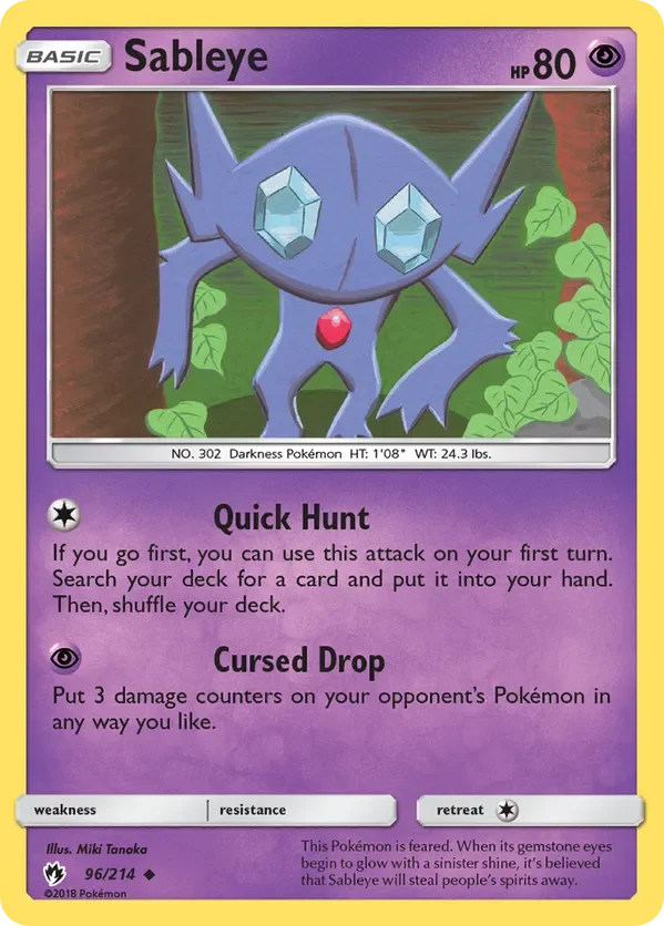 96/214 from Lost Thunder Uncommon Pokemon Card