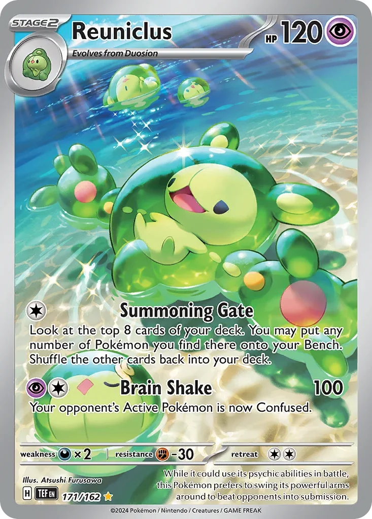 171/162 from Temporal Forces Illustration Rare Pokemon Card