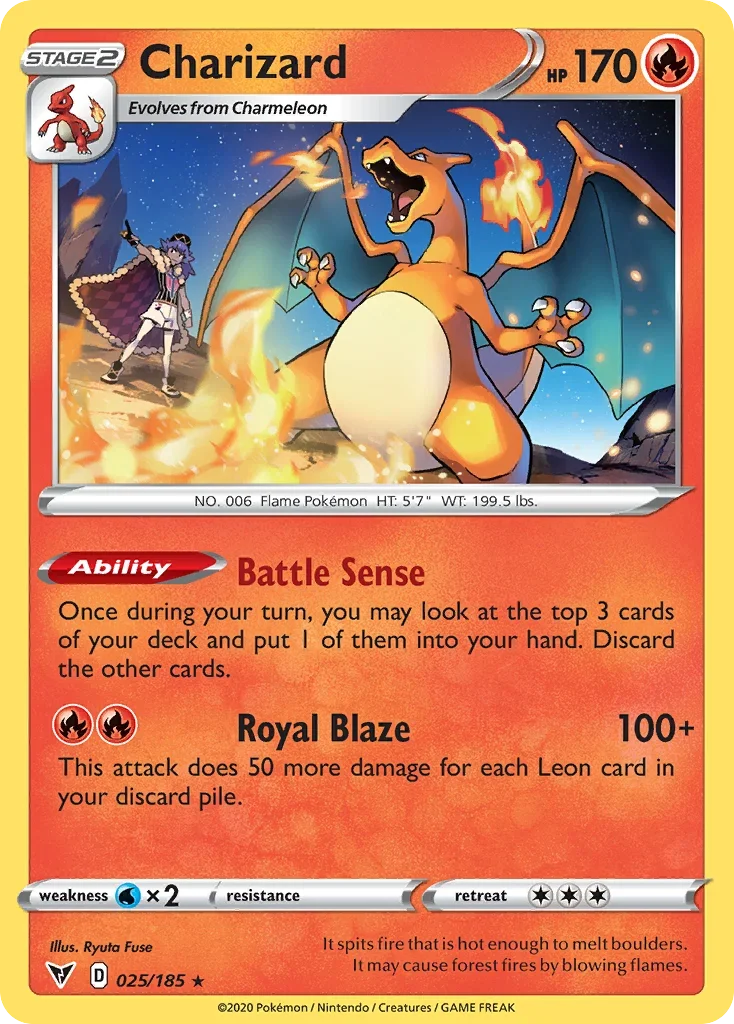 025/185 from Vivid Voltage Rare Pokemon Card