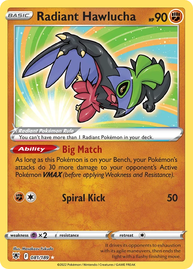 081/189 from Astral Radiance Radiant Rare Pokemon Card