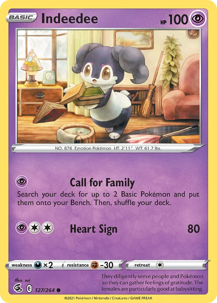 127/264 from Fusion Strike Common Pokemon Card