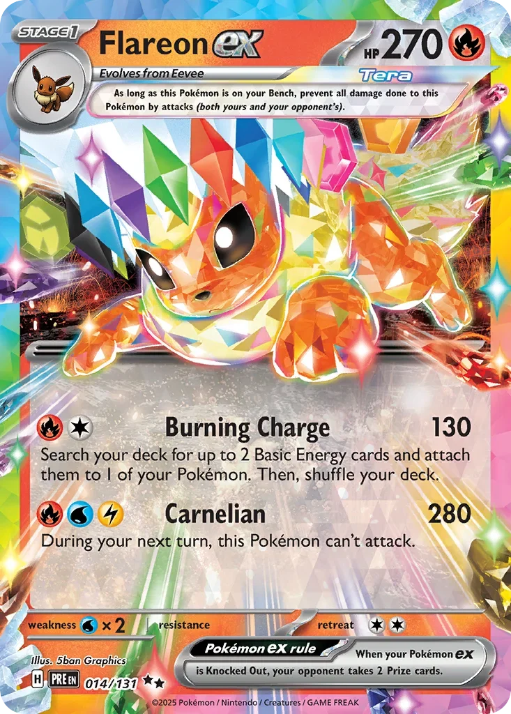 014/131 from Prismatic Evolutions Card List Double Rare Pokemon Card