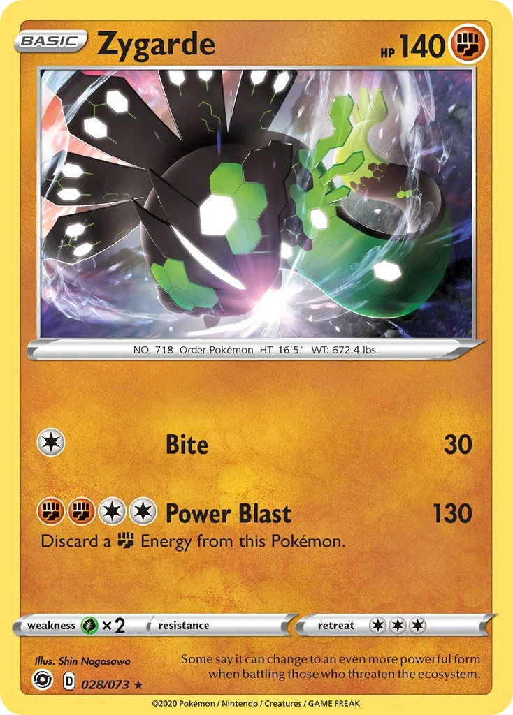 28/73 from Champion's Path Holo Rare Pokemon Card