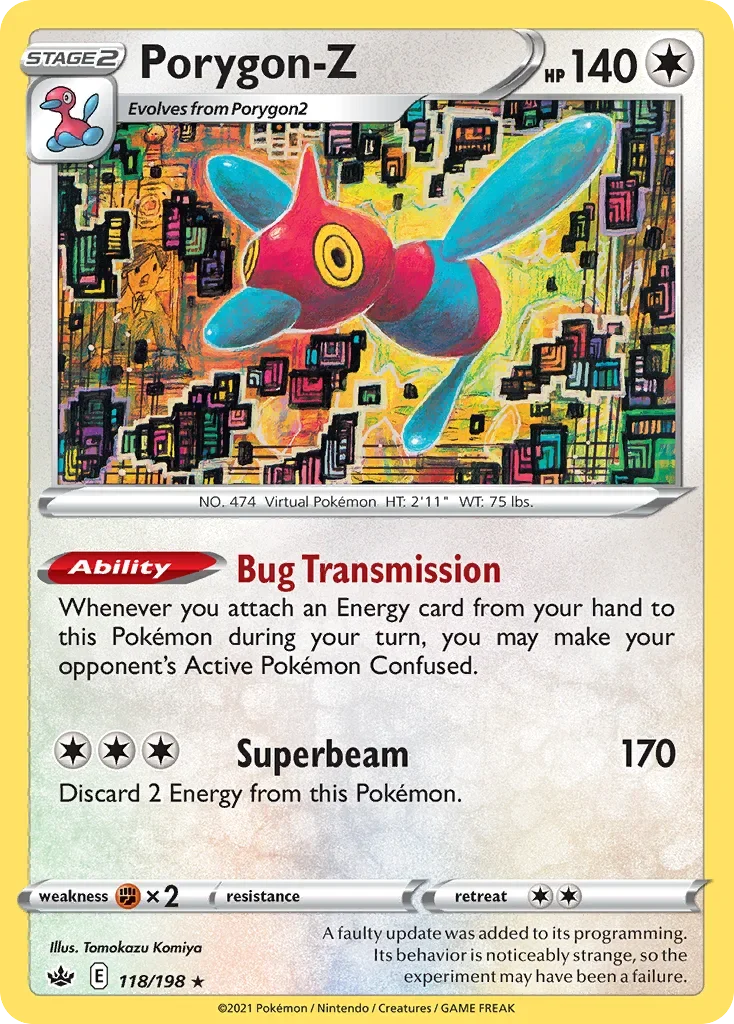 118/198 from Chilling Reign Holo Rare Pokemon Card