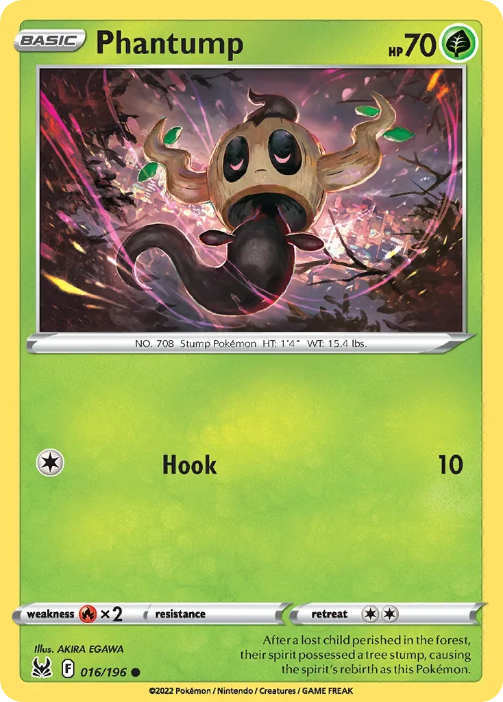 016/196 from Lost Origin Common Pokemon Card