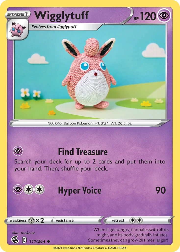 111/264 from Fusion Strike Uncommon Pokemon Card