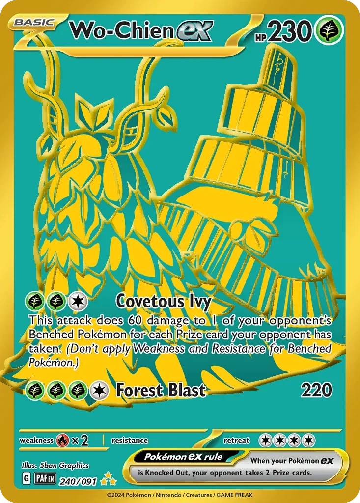 240/091 from Paldean Fates Hyper Rare Pokemon Card