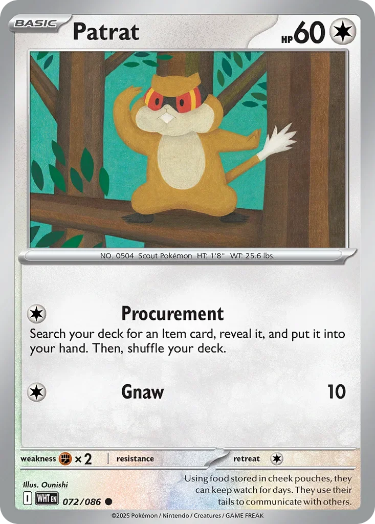 072/086 from White Flare Common Pokemon Card
