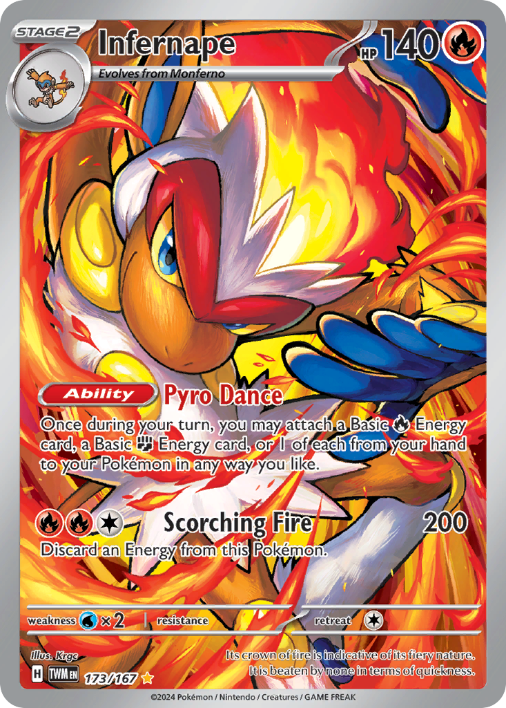 173/167 from Twilight Masquerade Illustration Rare Pokemon Card