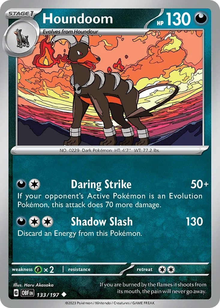 133/197 from Obsidian Flames Uncommon Pokemon Card
