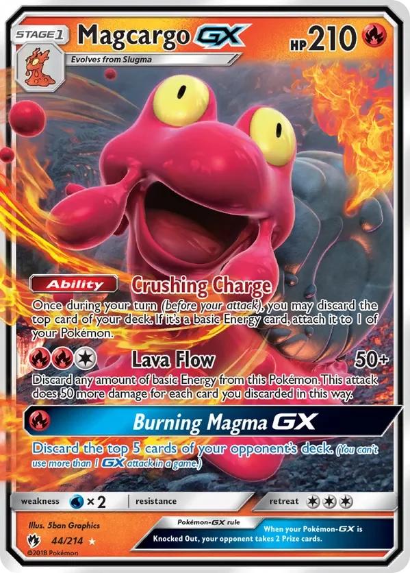 44/214 from Lost Thunder Ultra Rare Pokemon Card