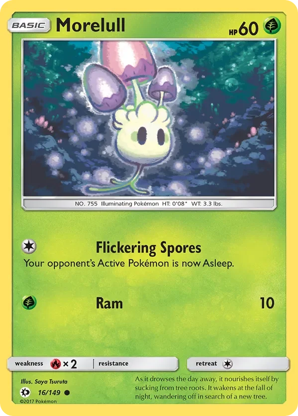 16/149 from Sun & Moon Base Common Pokemon Card