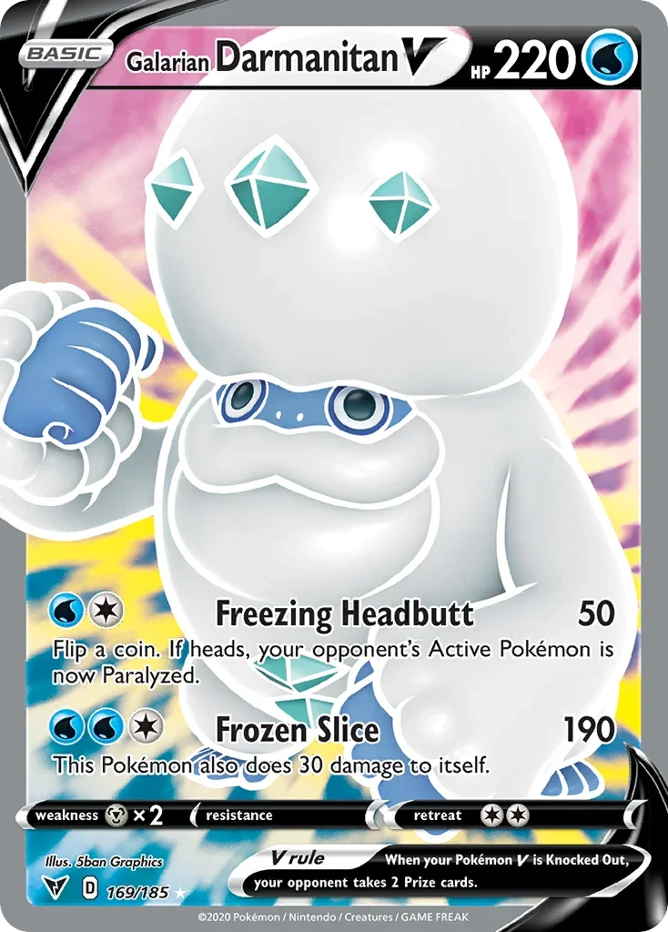 169/185 from Vivid Voltage Full Art Pokemon Card