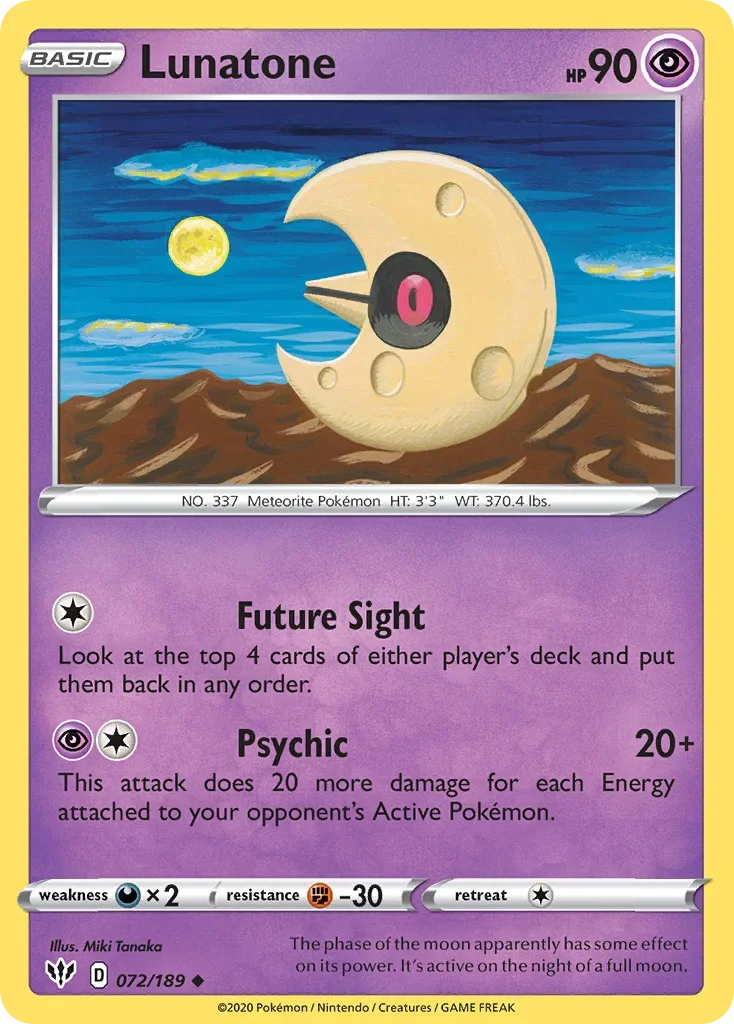 072/189 from Darkness Ablaze Uncommon Pokemon Card