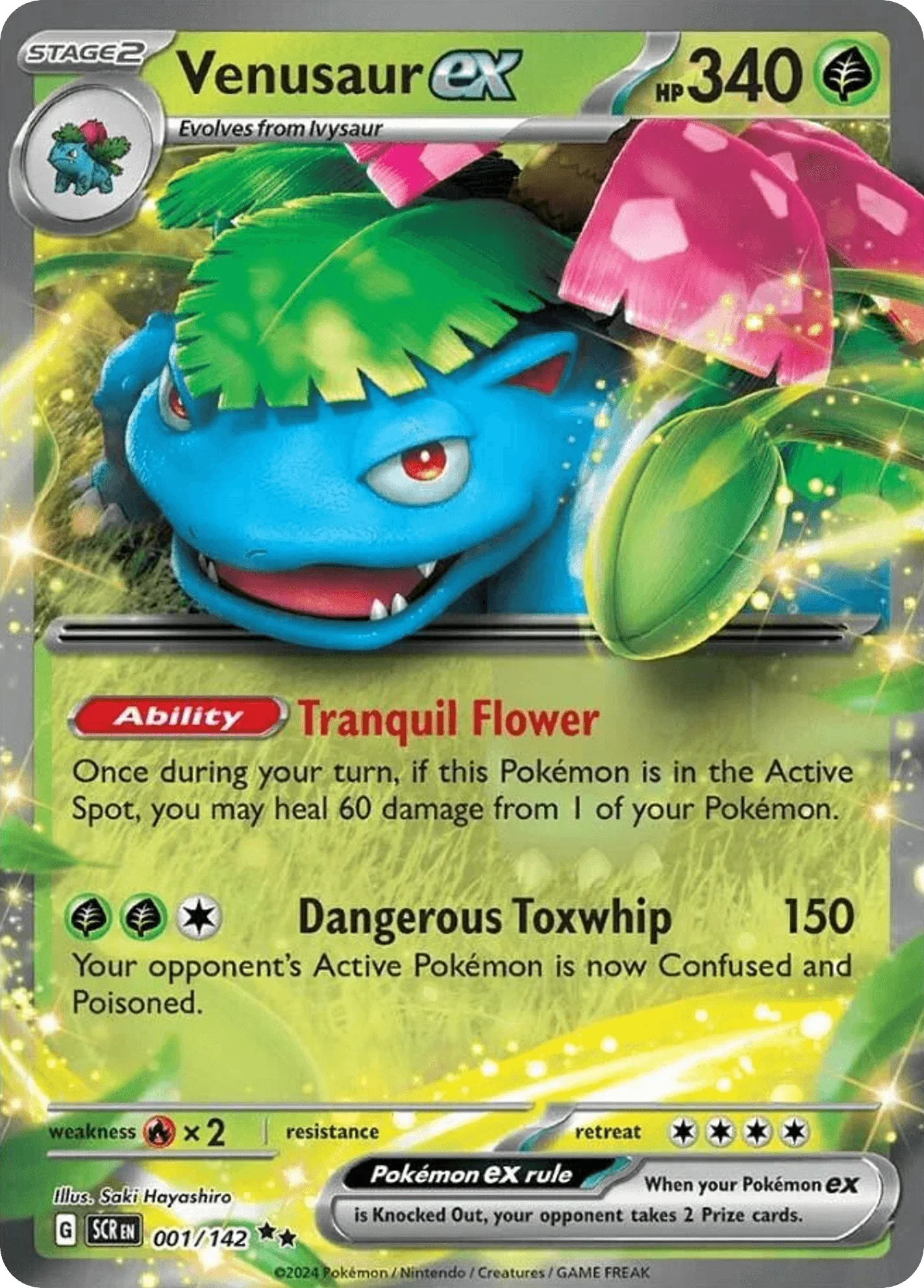 001/142 from Stellar Crown Card List Double Rare Pokemon Card