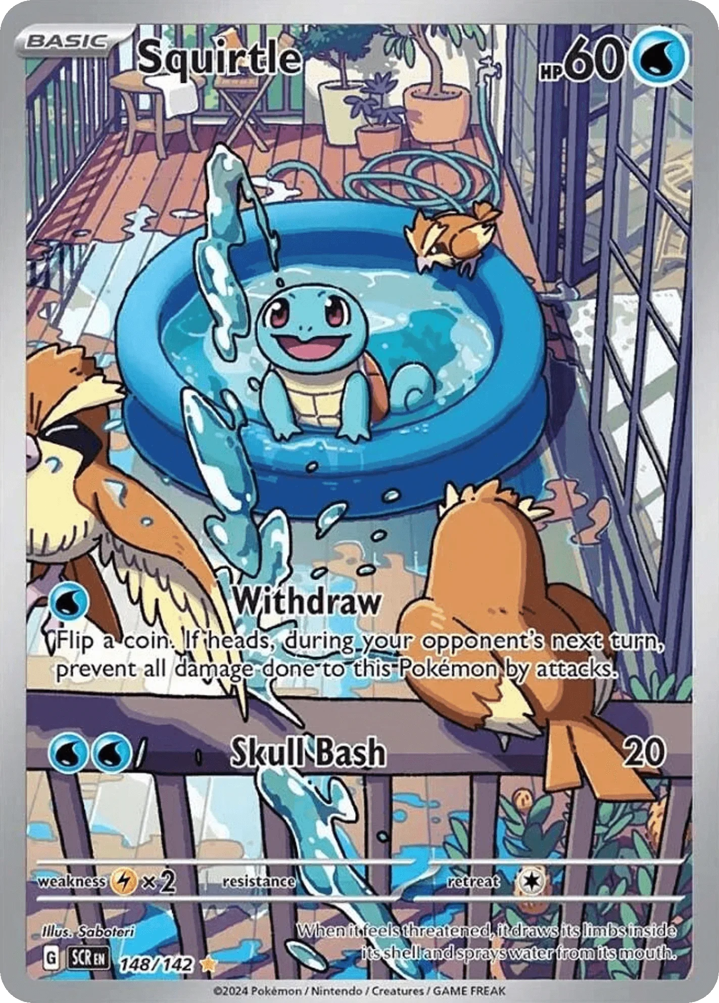 148/142 from Stellar Crown Card List Illustration Rare Pokemon Card