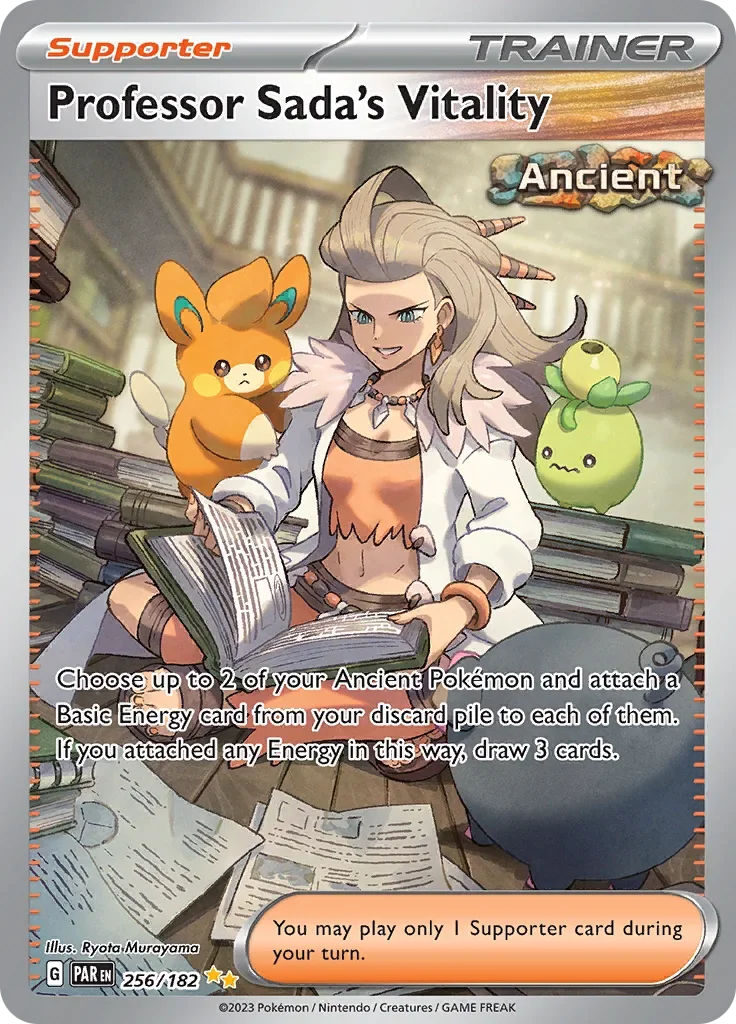 256/182 from Paradox Rift Special Illustration Rare Pokemon Card