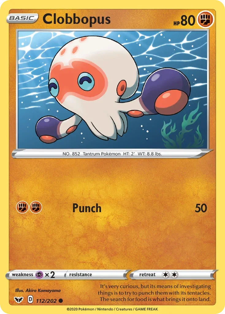 112/202 from Sword & Shield Common Pokemon Card