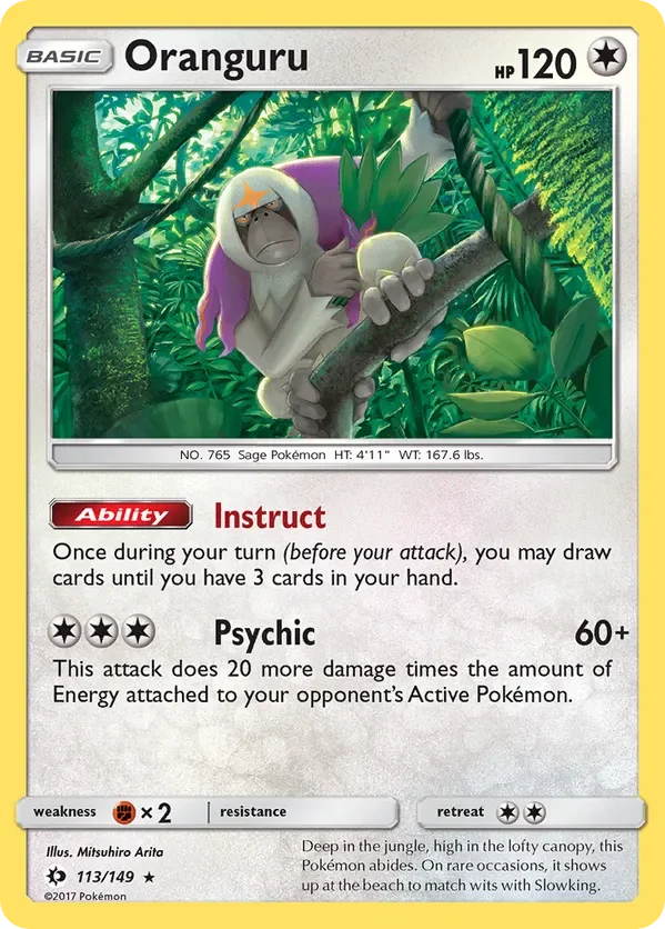 113/149 from Sun & Moon Base Holo Rare Pokemon Card