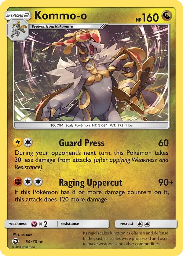 54/70 from Dragon Majesty Holo Rare Pokemon Card
