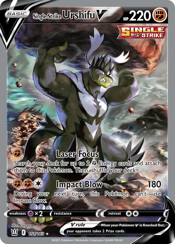 151/163 from Battle Styles Alternate Art Pokemon Card