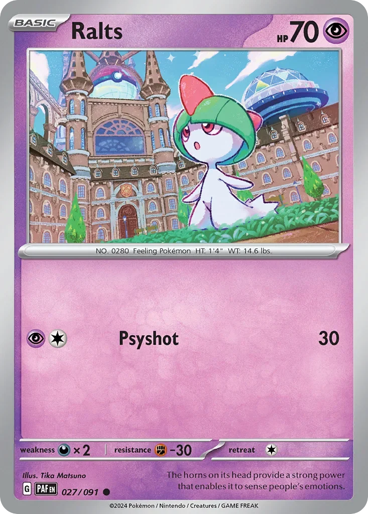 027/091 from Paldean Fates Common Pokemon Card