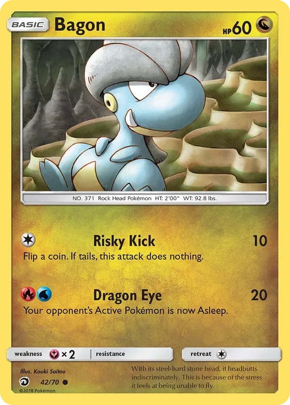 42/70 from Dragon Majesty Common Pokemon Card