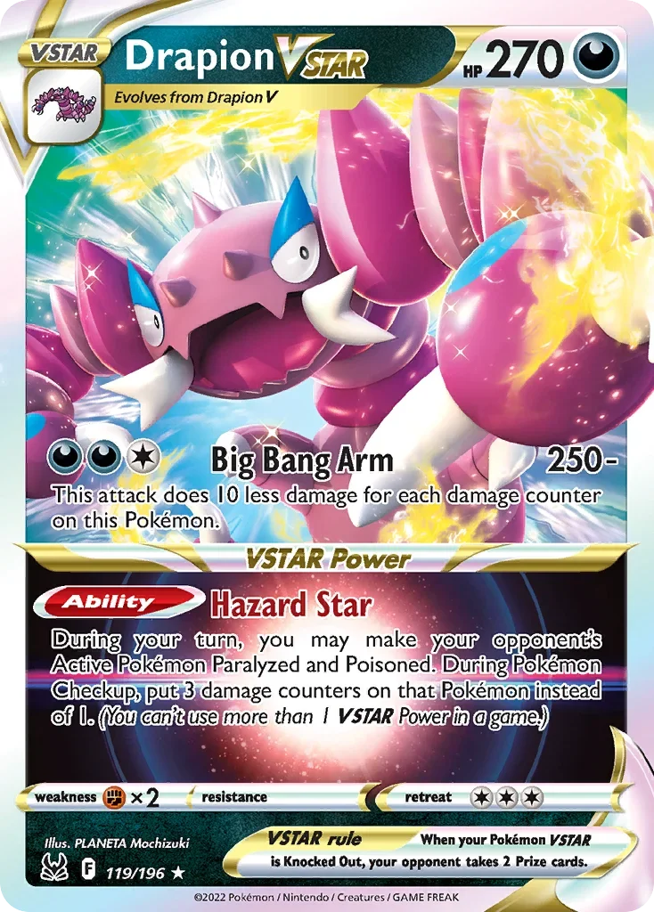 119/196 from Lost Origin Ultra Rare Pokemon Card