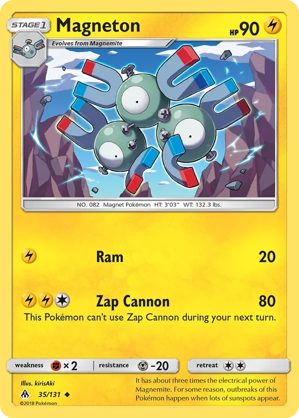 35/131 from Forbidden Light Uncommon Pokemon Card