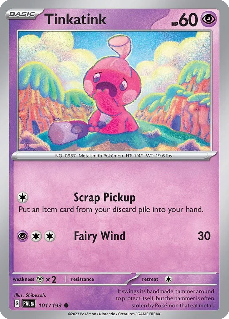 101/193 from Paldea Evolved Common Pokemon Card
