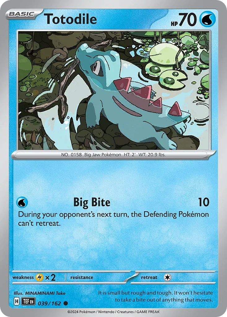039/162 from Temporal Forces Card List Common Pokemon Card