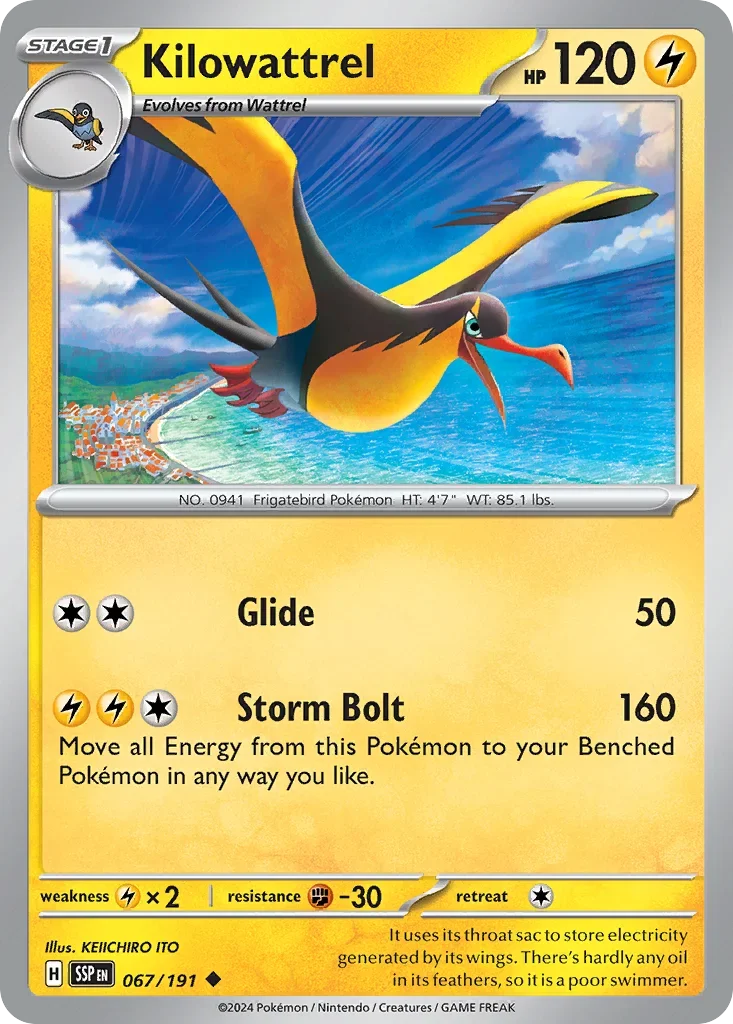 067/191 from Surging Sparks Card List Uncommon Pokemon Card