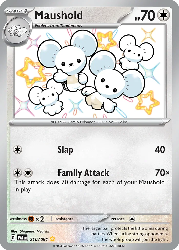 210/091 from Paldean Fates Shiny Rare Pokemon Card