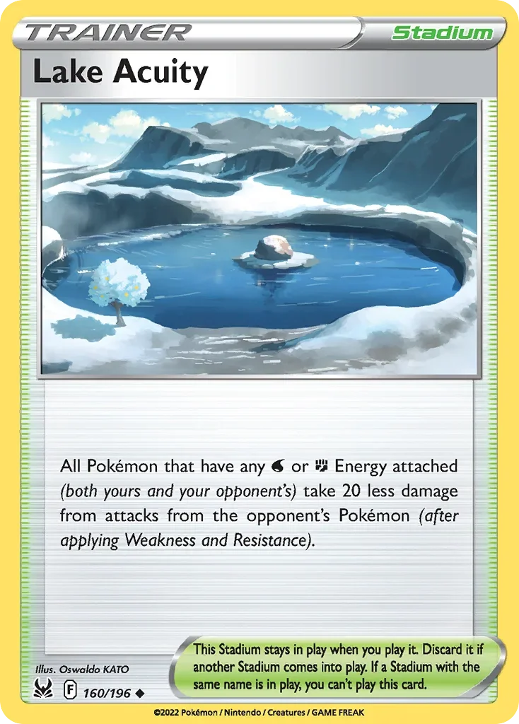 160/196 from Lost Origin Uncommon Pokemon Card