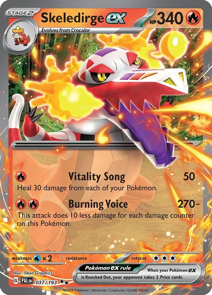037/193 from Paldea Evolved Double Rare Pokemon Card