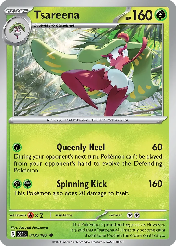 018/197 from Obsidian Flames Uncommon Pokemon Card