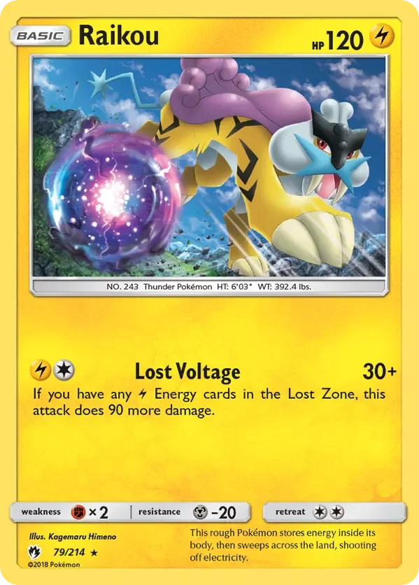 79/214 from Lost Thunder Rare Pokemon Card