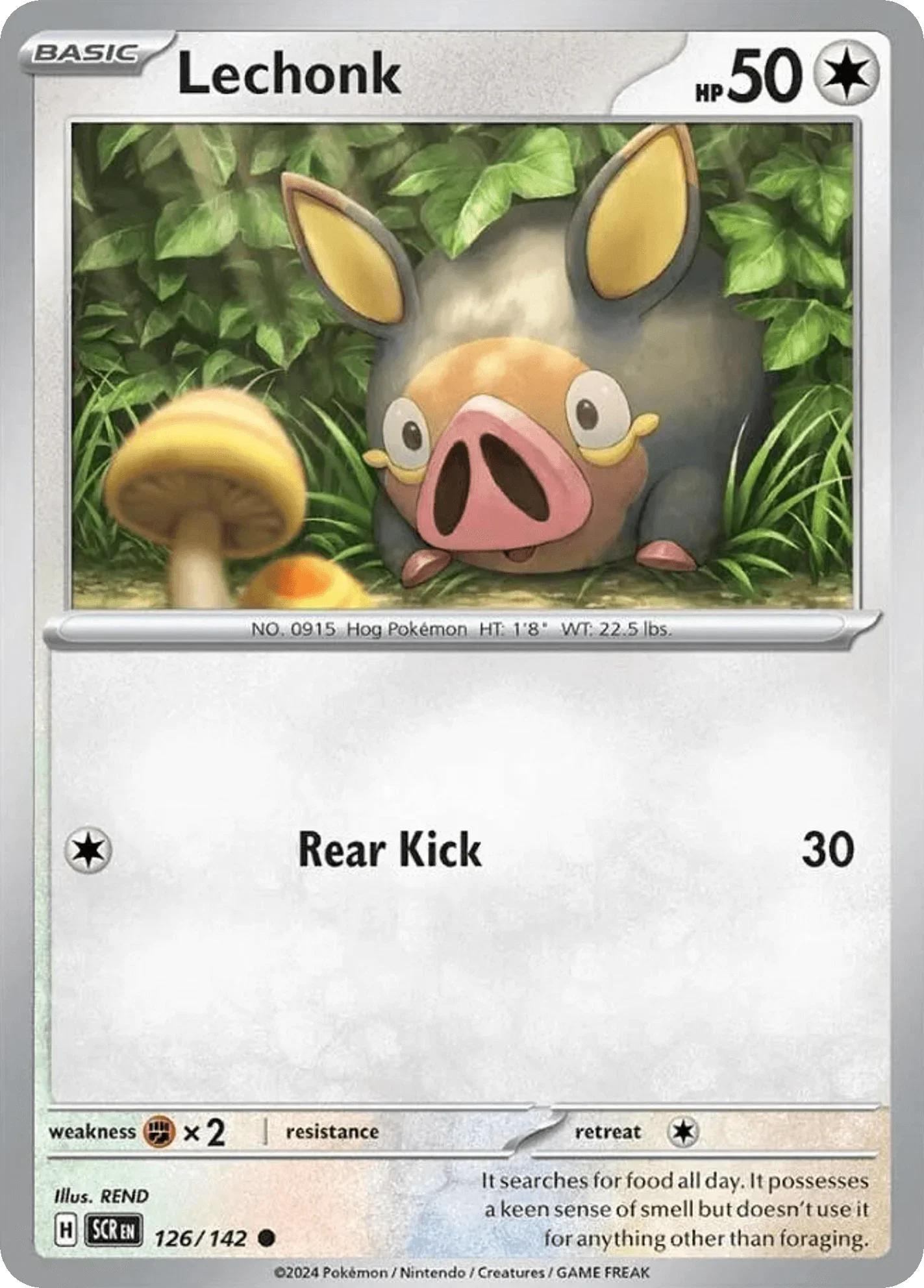 126/142 from Stellar Crown Card List Common Pokemon Card
