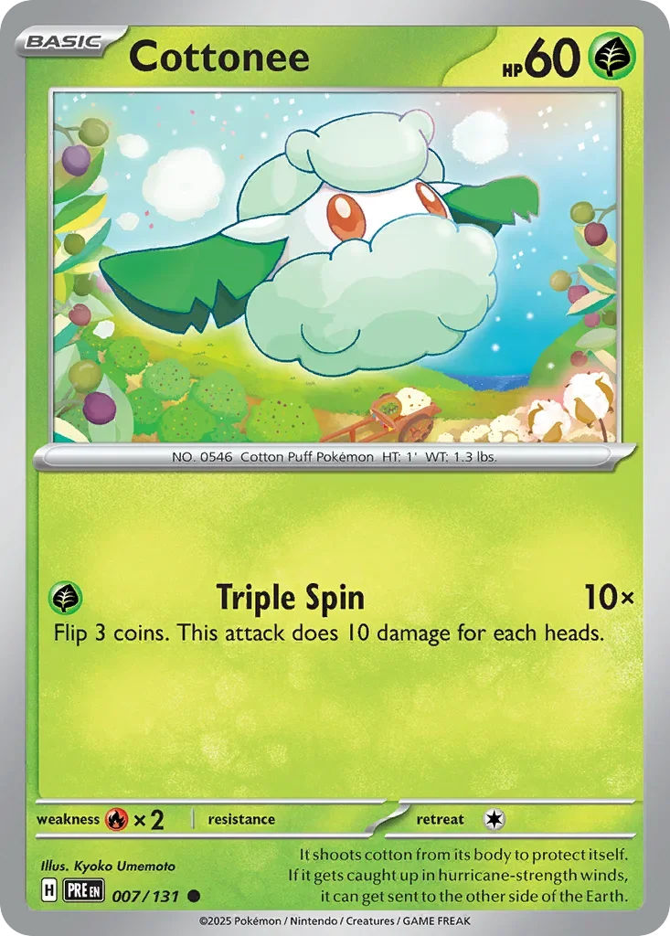 007/131 from Prismatic Evolutions Card List Common Pokemon Card