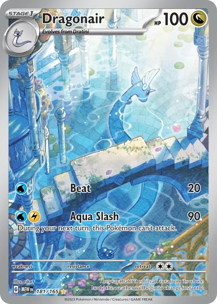 181/165 from 151 Illustration Rare Pokemon Card