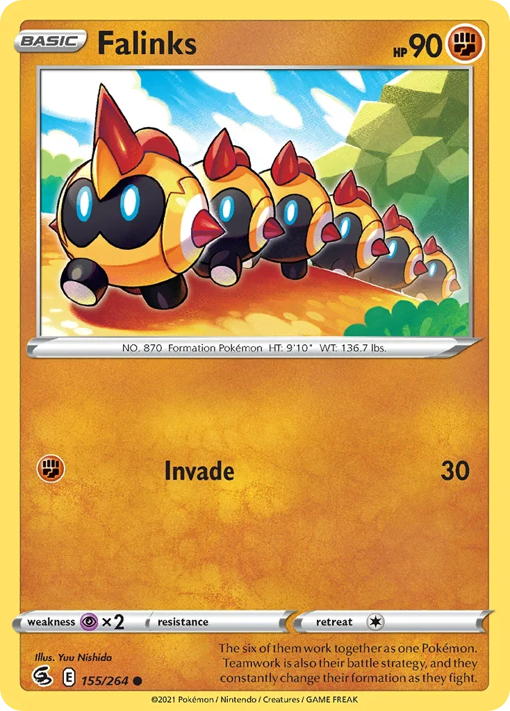 155/264 from Fusion Strike Common Pokemon Card