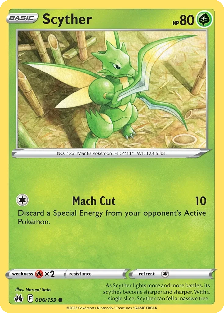 006/159 from Crown Zenith Common Pokemon Card