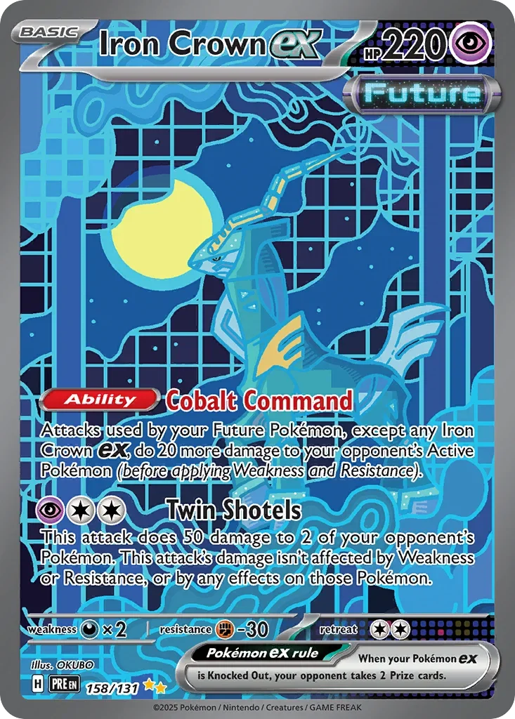 158/131 from Prismatic Evolutions Card List Special Illustration Rare Pokemon Card