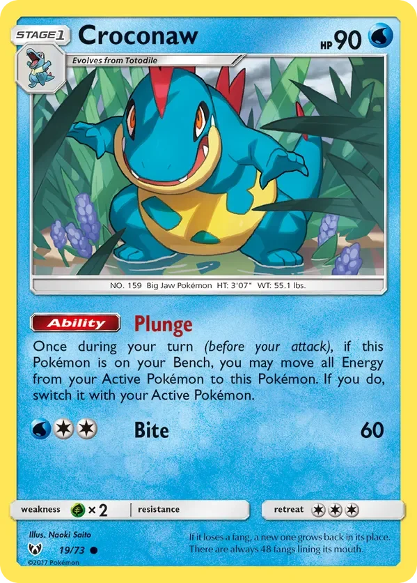 19/73 from Shining Legends Common Pokemon Card