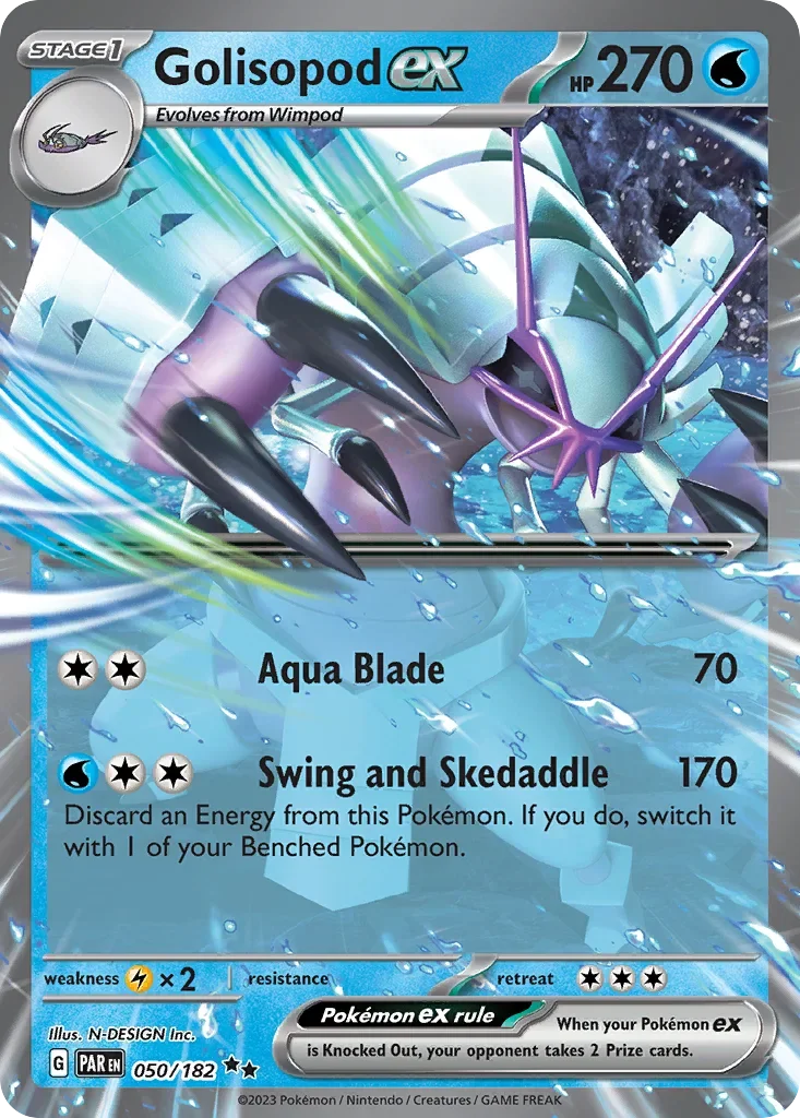 050/182 from Paradox Rift Double Rare Pokemon Card
