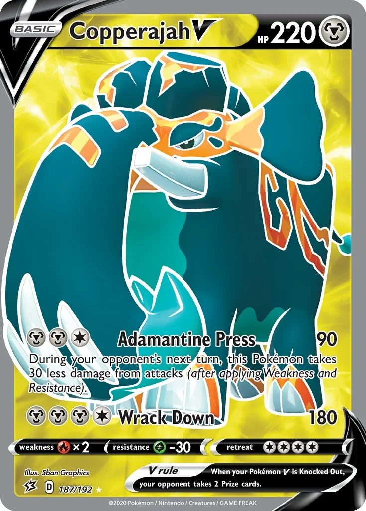 187/192 from Rebel Clash Full Art Pokemon Card