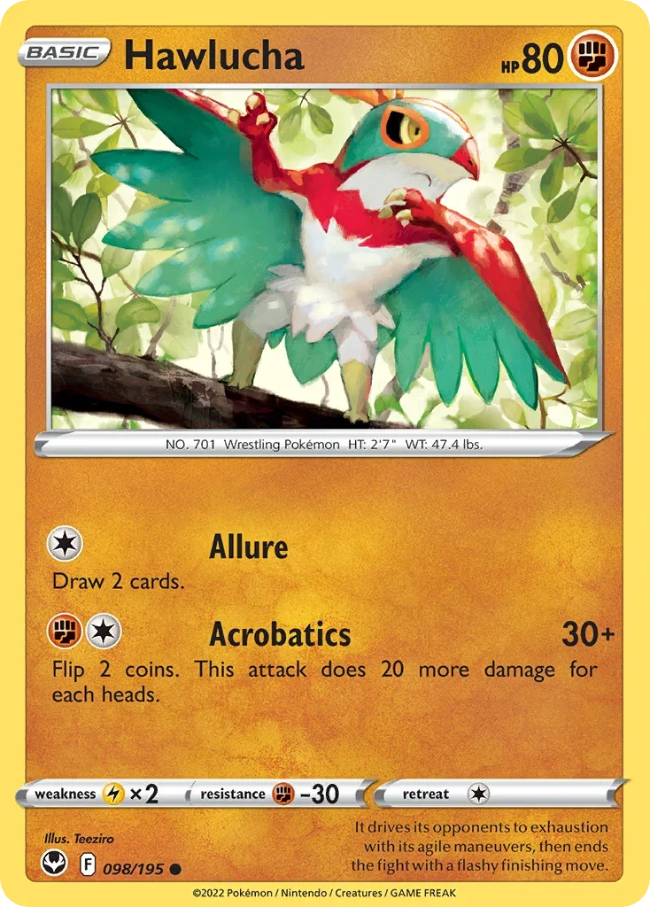 098/195 from Silver Tempest Common Pokemon Card